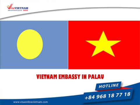 What is the address of Vietnam Embassy in Palau?