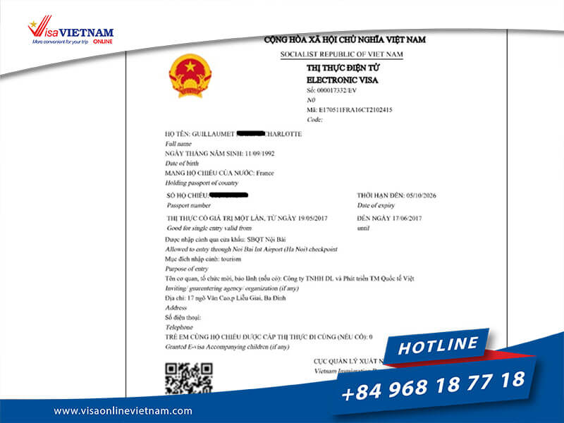 Vietnam Electronic Visa E Visa For Australian Citizens 1016