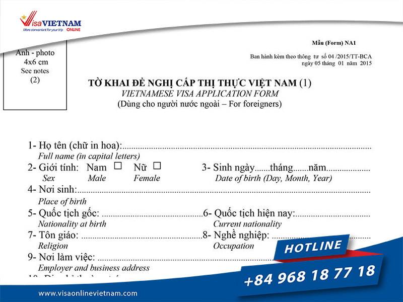 How to apply Tourist Vietnam visa from Thailand?