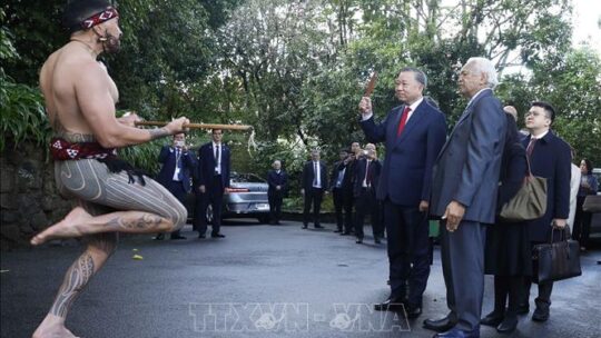New Zealand Welcomes Vietnam’s Top Leader With Traditional Maori Ceremony
